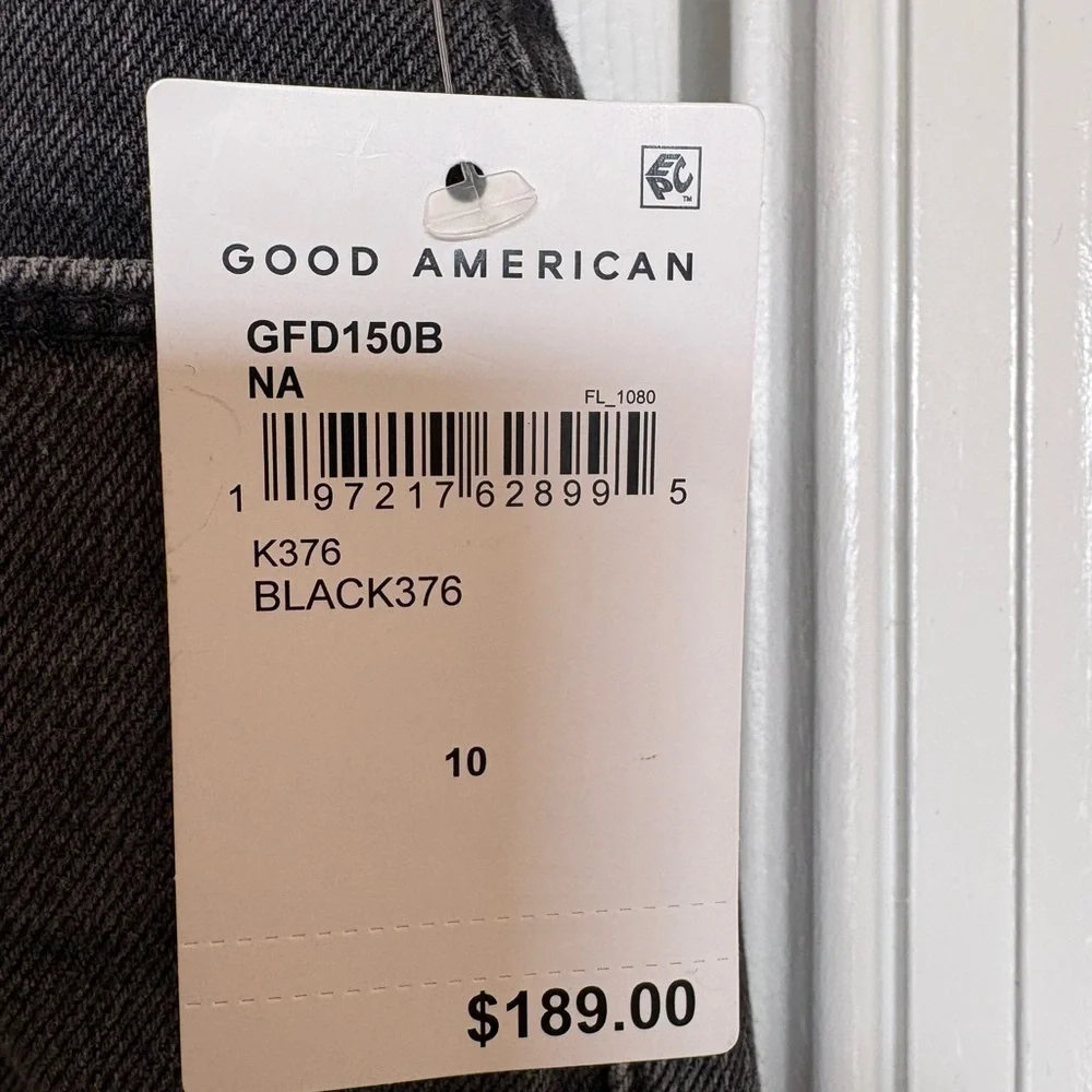 Good American- Good Icon Straight Diamond Jeans - Picture 5 of 6